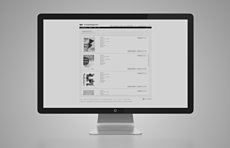 Webdesign der Publikationsübersicht
