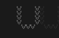 Fraktales Experiment mit einer 5x5 Pixel Font