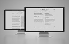 Typografische Kontaktseite und Tipps für Designplakate